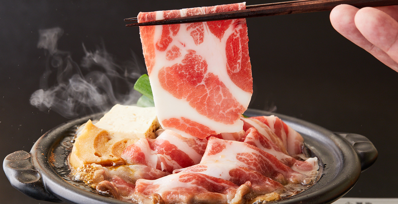鹿児島黒豚すき焼き会席